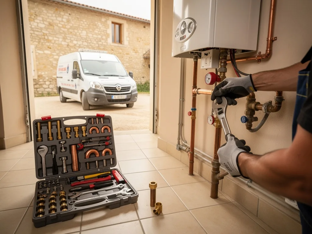 Intervention professionnelle à plombierablonsurseine
